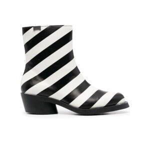 Camper Bonnie Striped Ankle Boot